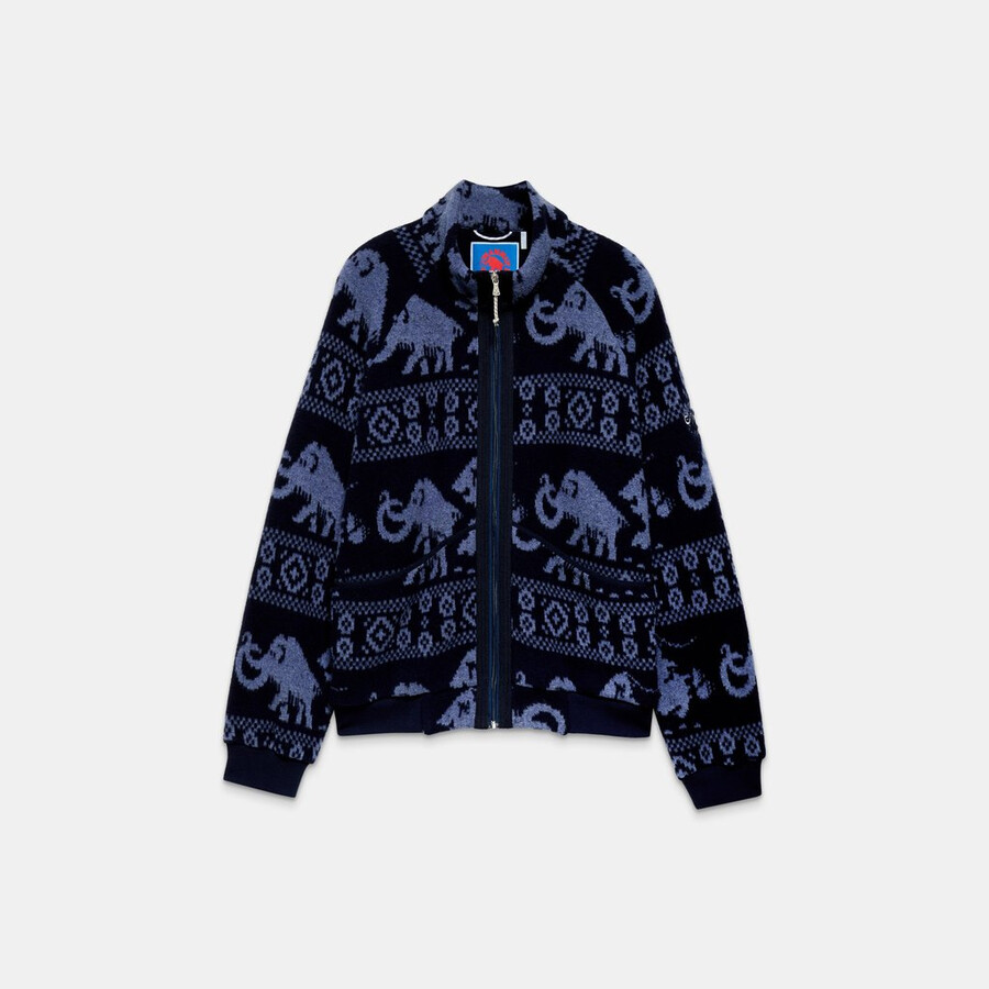 Mammut x Cabourn Direttissima Wool ML Jacket Svart marin-lätt marinblå