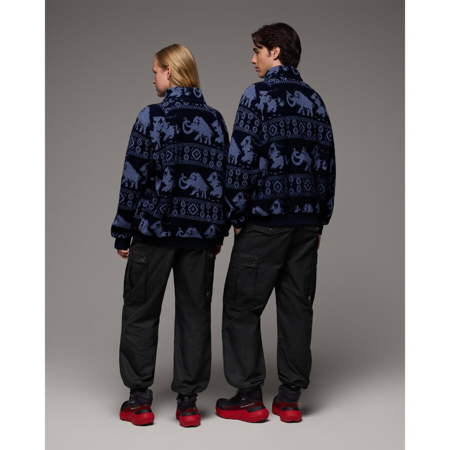 Mammut x Cabourn Direttissima Wool ML Jacket Svart marin-lätt marinblå - Bild 5