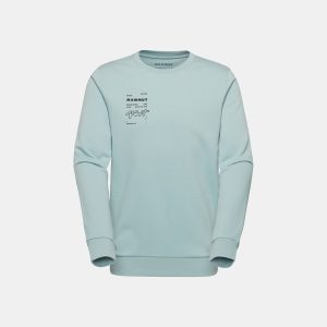 Mammut Core ML Crew Neck Herr Vert Nebla