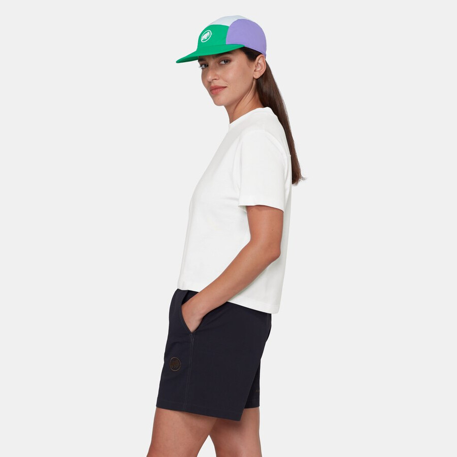 Mammut Base Cropped T-shirt Dam Glacier White - Bild 5