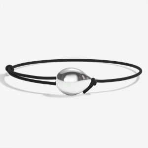 Childhood Balloon armband svart – silver