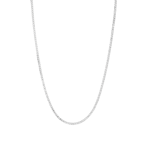 Saffi halsband 50cm – silver