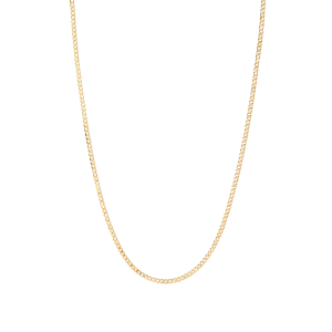 Saffi halsband 43cm – 18k guldpläterat silver