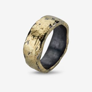 Shackleton Golden ring – silver och 18k guld