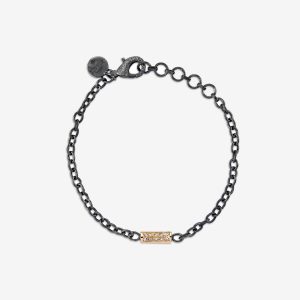 Victoria Pavé armband – 14k guld och silver, diamanter