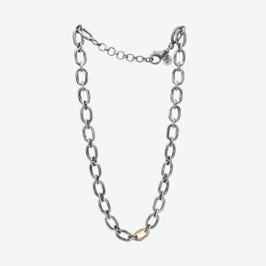 Samsara Golden Link halsband – silver och 18k guld
