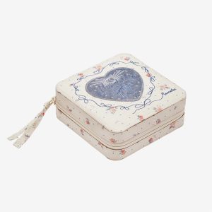 Amelia Jewellery Box Sky Blue – smyckeskrin