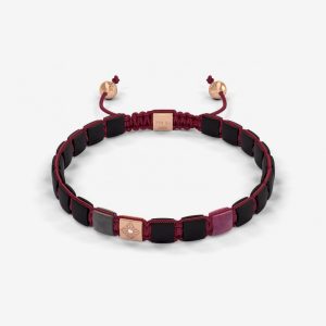 6mm Lock Bracelet – 18k roséguld, diamanter, safir, rubin, onyx