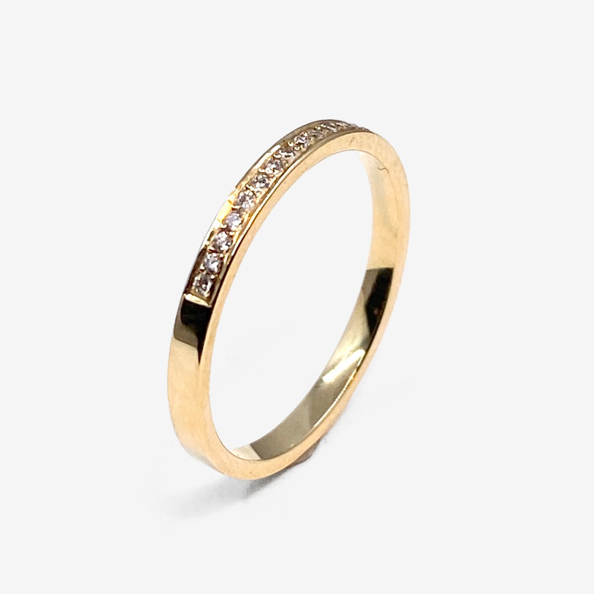 Tiny Dancer halvallians – 18k guld, diamanter 0.005ct - Bild 2
