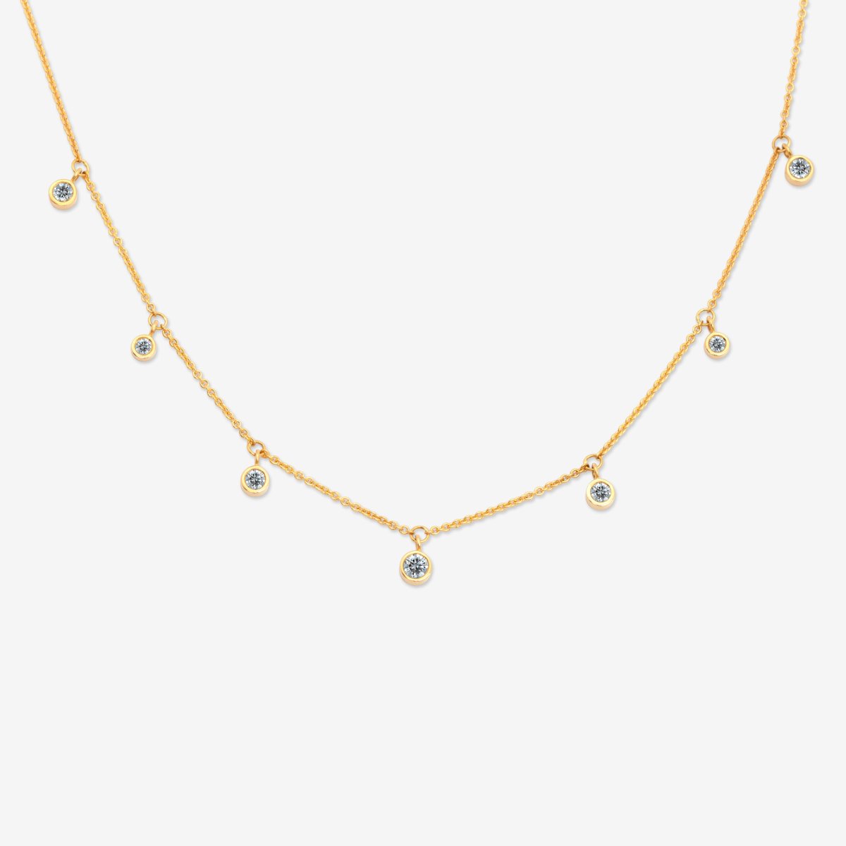 Tiny Dancer halsband ”Bold” – 18k guld, diamanter