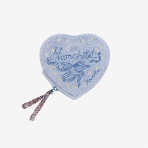 Heart Jewellery Box Sky Blue – smyckeskrin
