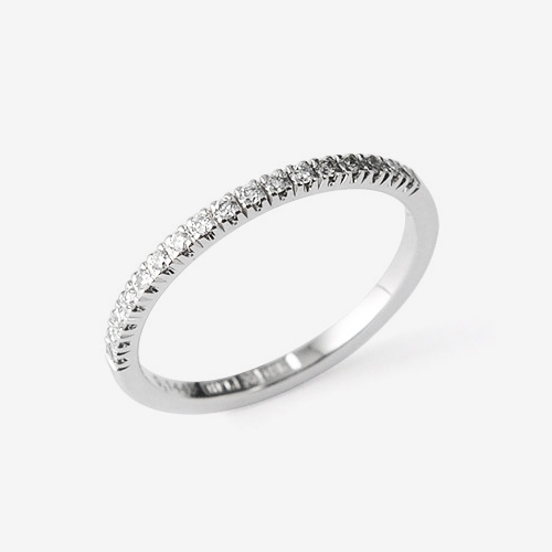 Tiny Dancer halvallians – 18k vitguld, diamanter 0.0085ct