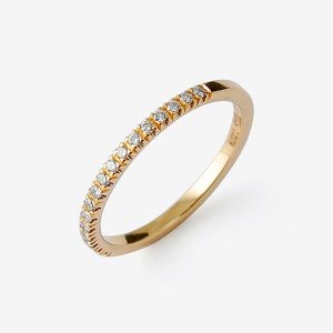 Tiny Dancer halvallians – 18k guld, diamanter 0.0085ct