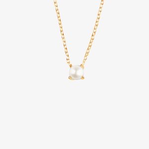 Petite Pearl halsband – 18k guld, sötvattenspärla