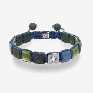 10mm Lock Bracelet – 18k vitguld, diamanter, safirer