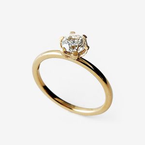 Tiny Dancer solitär – 18k guld, diamant 0.50ct
