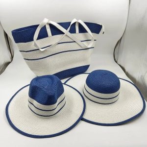Set med hatt och väska i flera färger