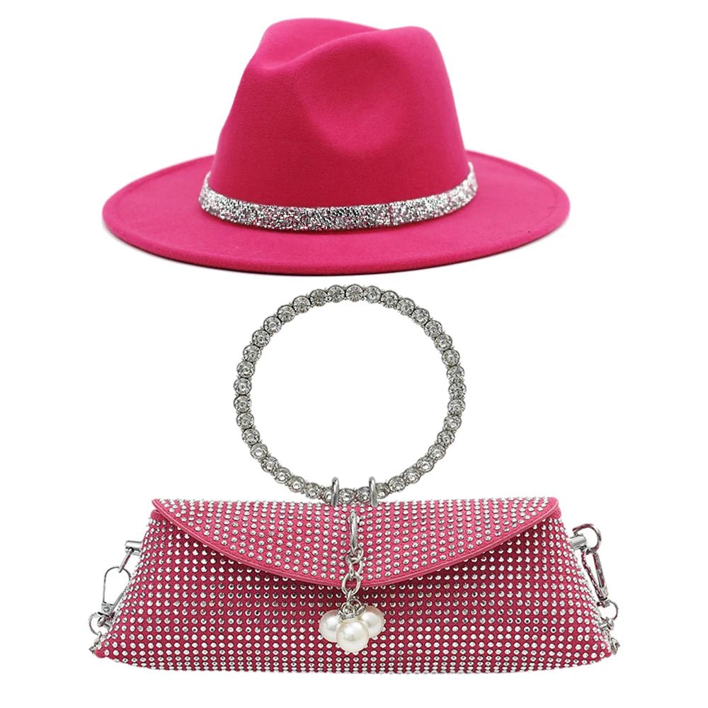 Set med hatt och väska i ull - Bild 2